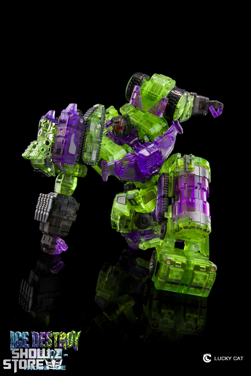 Lucky Cat MC02-ICE Ice Destroy Riki-Oh Devastator Set of 6 Transparent Version - View 10 Lucky Cat MC02-ICE Ice Destroy Riki-Oh Devastator Set of 6 Transparent Version - View 10