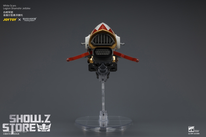 JoyToy JT04780 1/18 Warhammer The Horus Heresy White Scars Legion Shamshir Jetbike - View 9 JoyToy JT04780 1/18 Warhammer The Horus Heresy White Scars Legion Shamshir Jetbike - View 9