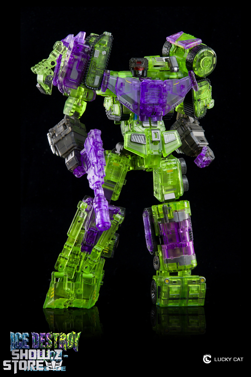 Lucky Cat MC02-ICE Ice Destroy Riki-Oh Devastator Set of 6 Transparent Version - View 14 Lucky Cat MC02-ICE Ice Destroy Riki-Oh Devastator Set of 6 Transparent Version - View 14