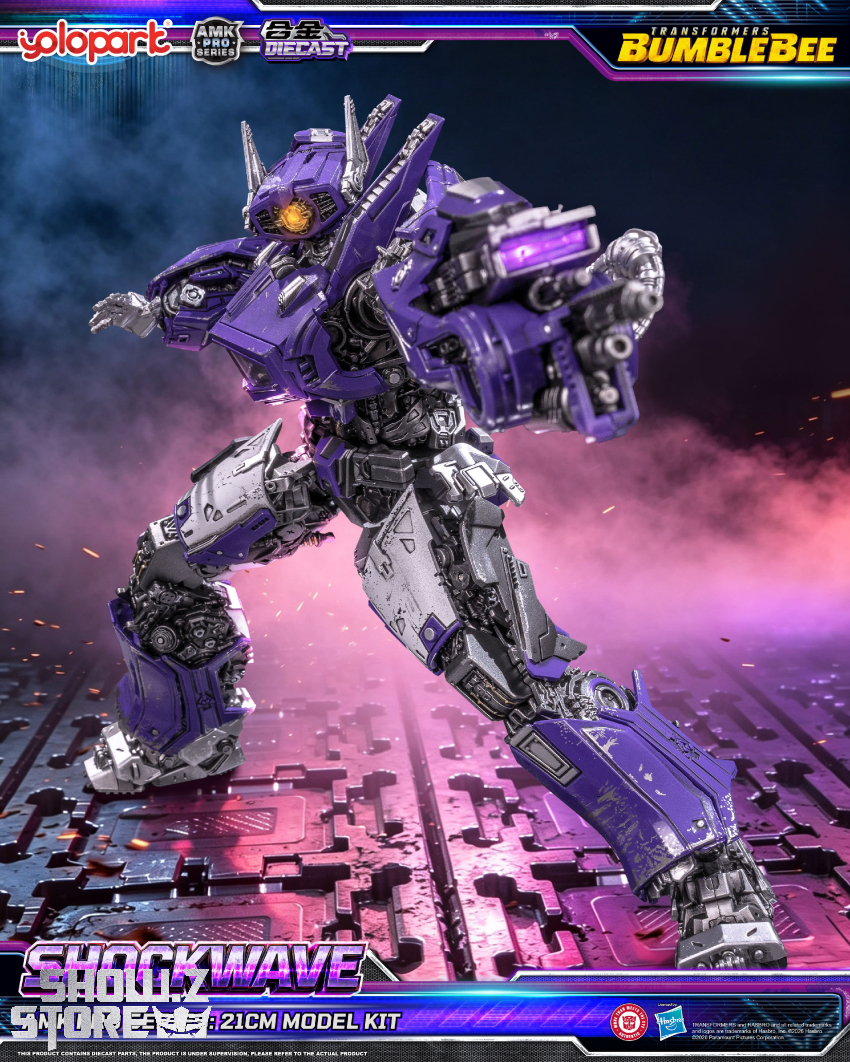 Yolopark AMK Pro Series Transformers: Bumblebee Shockwave Model Kit - View 6 Yolopark AMK Pro Series Transformers: Bumblebee Shockwave Model Kit - View 6
