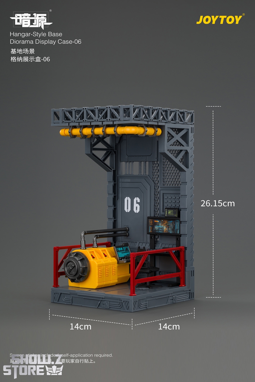 JoyToy JT04841 1/25 Dark Source Hangar-Style Base Diorama Display Case-06 - View 9 JoyToy JT04841 1/25 Dark Source Hangar-Style Base Diorama Display Case-06 - View 9