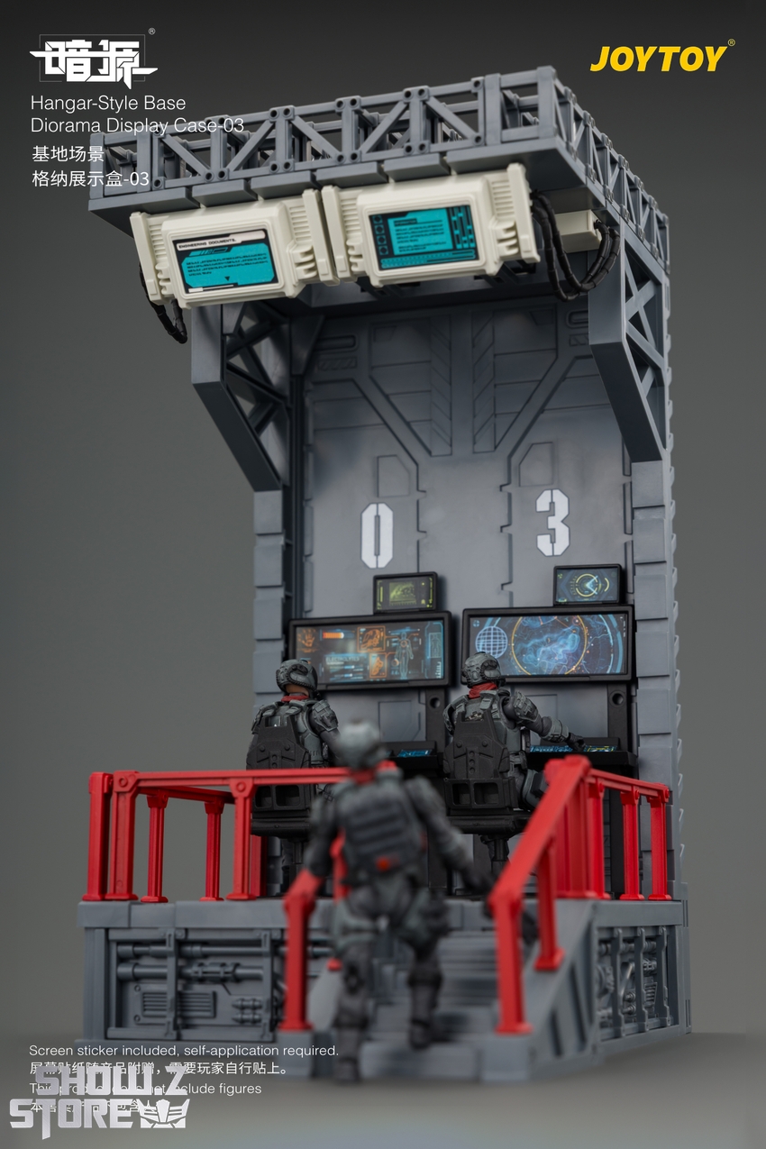 JoyToy JT04810 1/25 Dark Source Hangar-Style Base Diorama Display Case-03 - View 2 JoyToy JT04810 1/25 Dark Source Hangar-Style Base Diorama Display Case-03 - View 2
