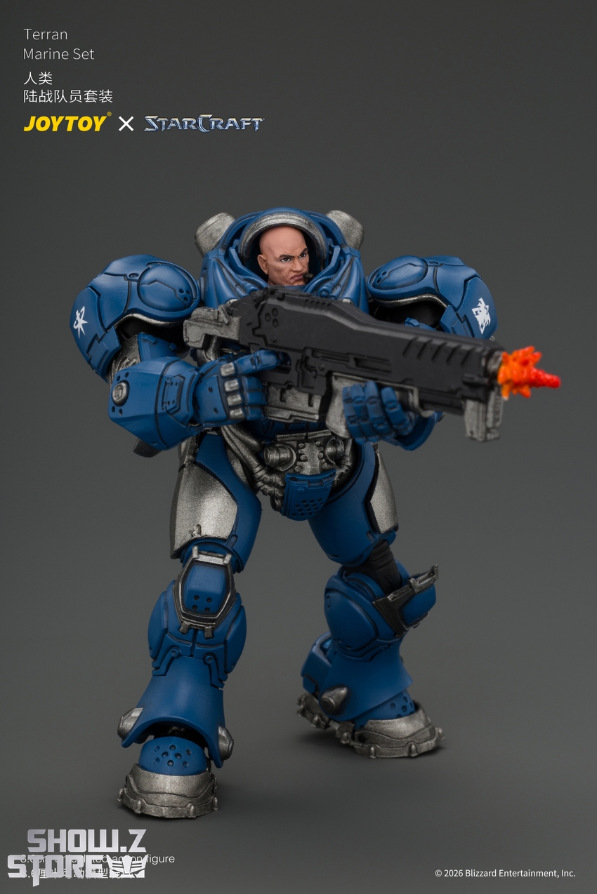 JoyToy JT05152 1/25 STARCRAFT Terran Marine Set - View 11 JoyToy JT05152 1/25 STARCRAFT Terran Marine Set - View 11