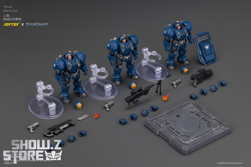 JoyToy JT05152 1/25 STARCRAFT Terran Marine Set - View 13 JoyToy JT05152 1/25 STARCRAFT Terran Marine Set - View 13