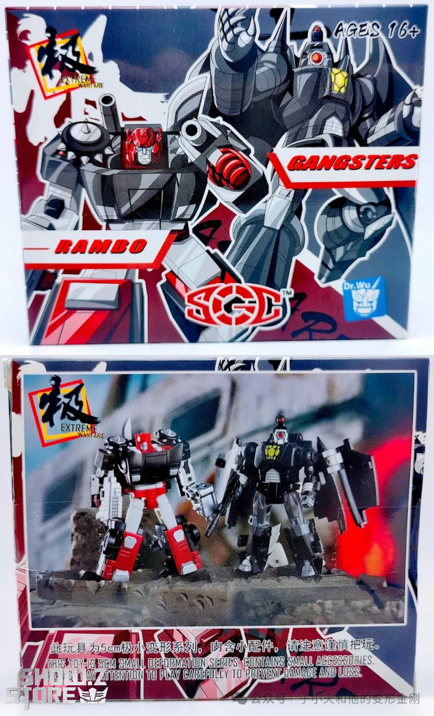 Dr.Wu DW-E68 Gangsters & DW-E69 Rambo Set of 2 - View 1 Dr.Wu DW-E68 Gangsters & DW-E69 Rambo Set of 2 - View 1