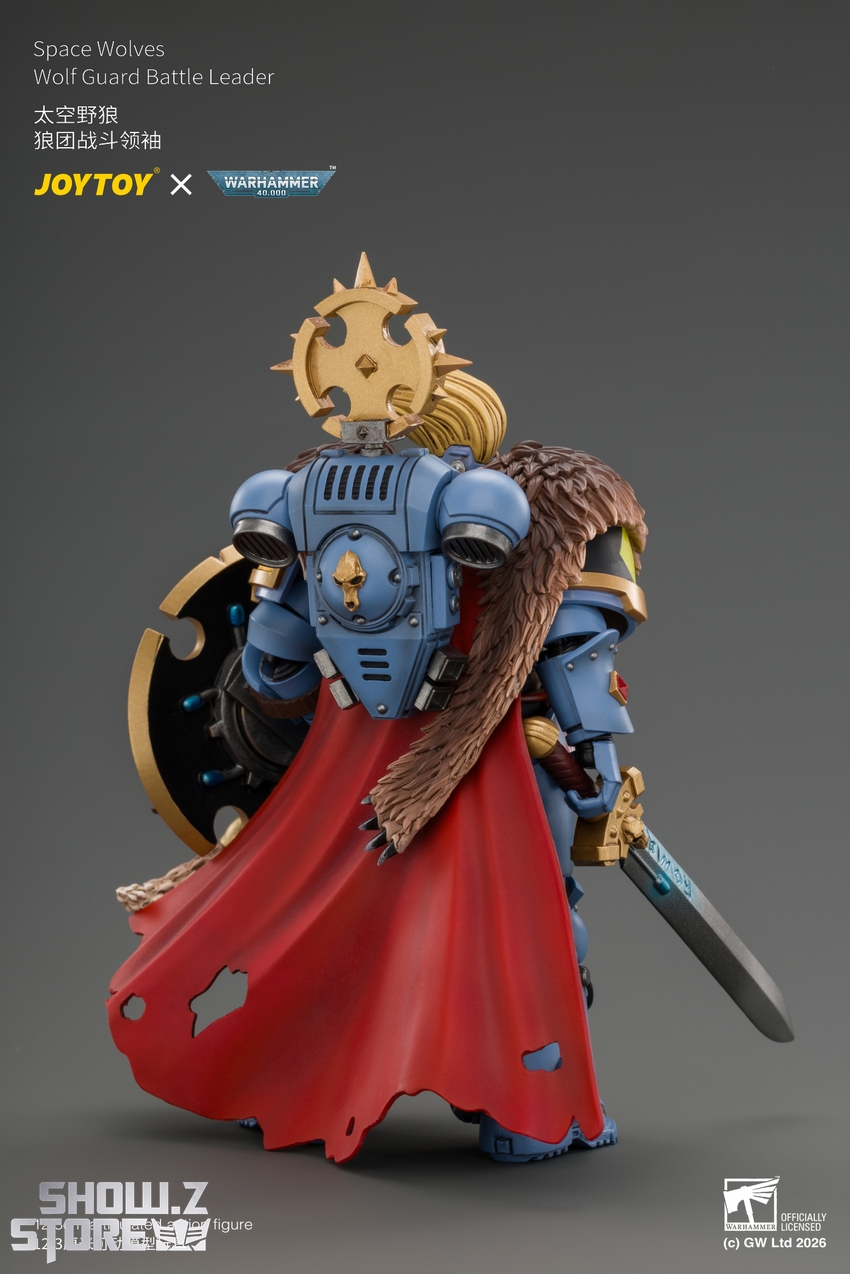 JoyToy JT05312 1/18 Warhammer 40K Space Wolves Wolf Guard Battle Leader - View 4 JoyToy JT05312 1/18 Warhammer 40K Space Wolves Wolf Guard Battle Leader - View 4