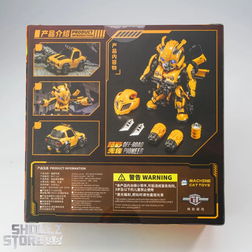 Machinecat Toys MCT-01 Off-Road Pioneer Bumblebee - View 2 Machinecat Toys MCT-01 Off-Road Pioneer Bumblebee - View 2