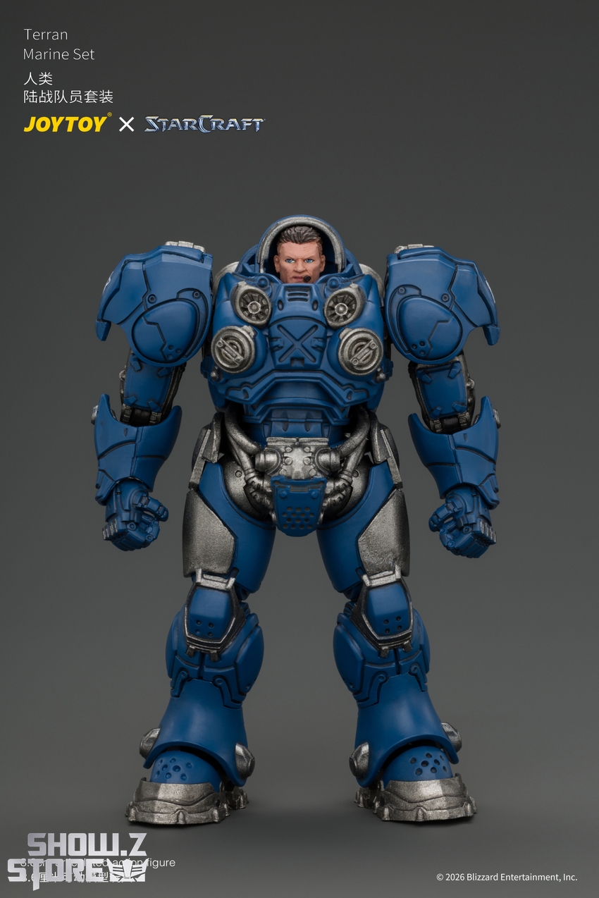 JoyToy JT05152 1/25 STARCRAFT Terran Marine Set - View 5 JoyToy JT05152 1/25 STARCRAFT Terran Marine Set - View 5
