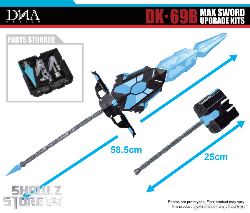 DNA Design DK-69B Max Sword Upgrade Kits - View 1 DNA Design DK-69B Max Sword Upgrade Kits - View 1