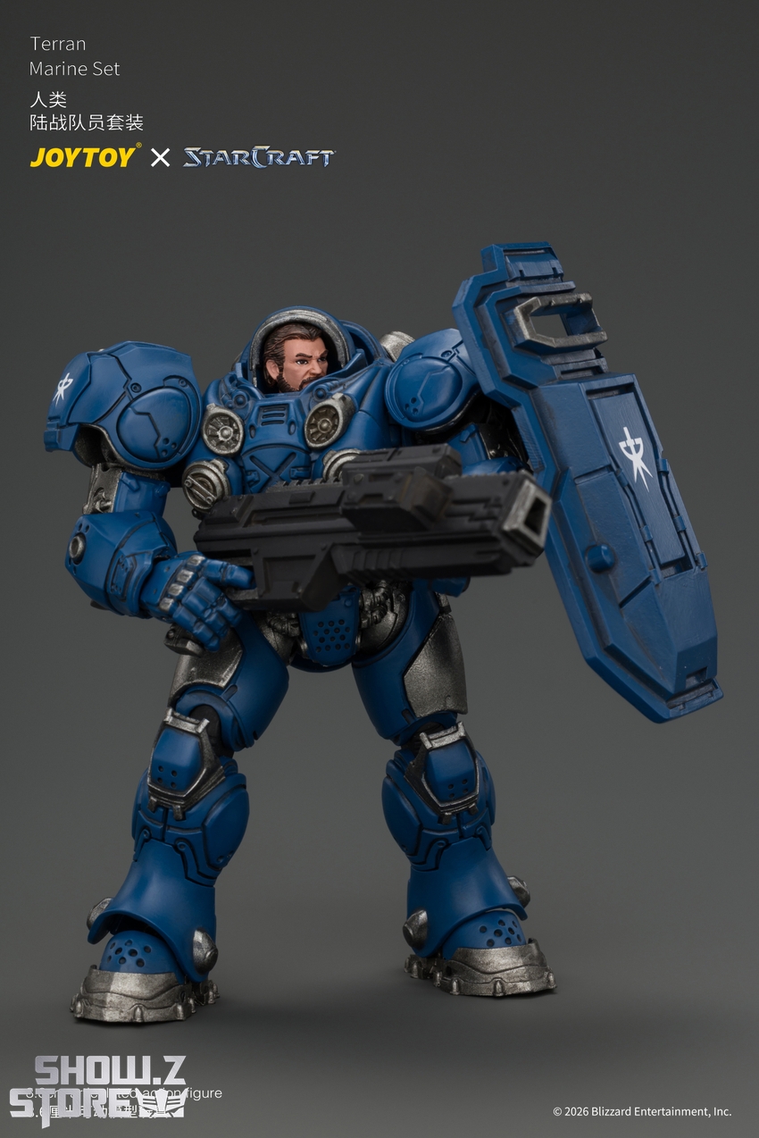 JoyToy JT05152 1/25 STARCRAFT Terran Marine Set - View 4 JoyToy JT05152 1/25 STARCRAFT Terran Marine Set - View 4
