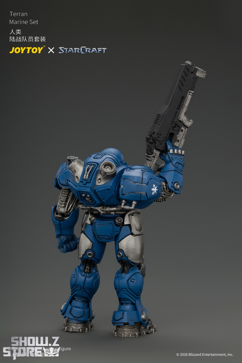JoyToy JT05152 1/25 STARCRAFT Terran Marine Set - View 10 JoyToy JT05152 1/25 STARCRAFT Terran Marine Set - View 10
