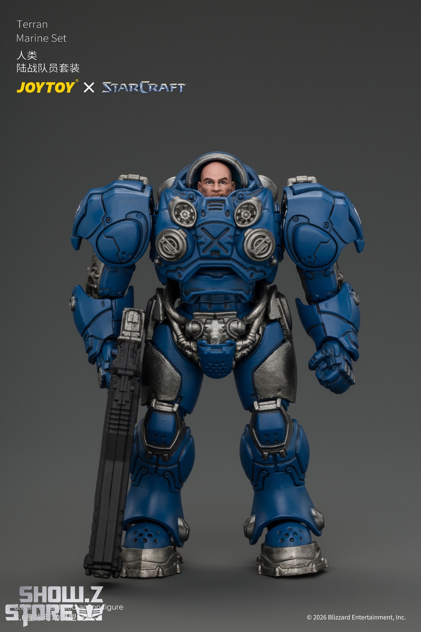 JoyToy JT05152 1/25 STARCRAFT Terran Marine Set - View 9 JoyToy JT05152 1/25 STARCRAFT Terran Marine Set - View 9