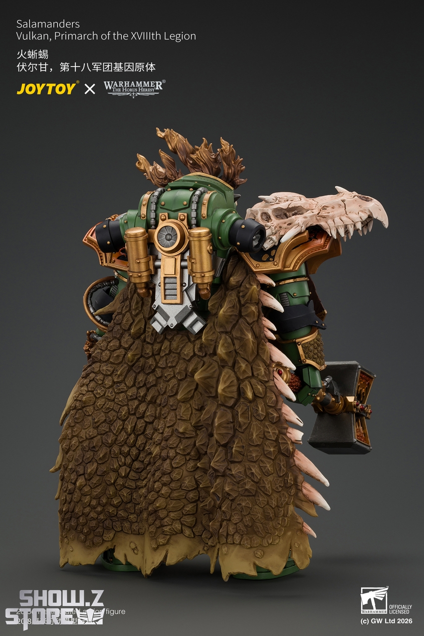 JoyToy JT05367 1/18 Warhammer The Horus Heresy Salamanders Vulkan Primarch of the XVlllth Legion - View 4 JoyToy JT05367 1/18 Warhammer The Horus Heresy Salamanders Vulkan Primarch of the XVlllth Legion - View 4