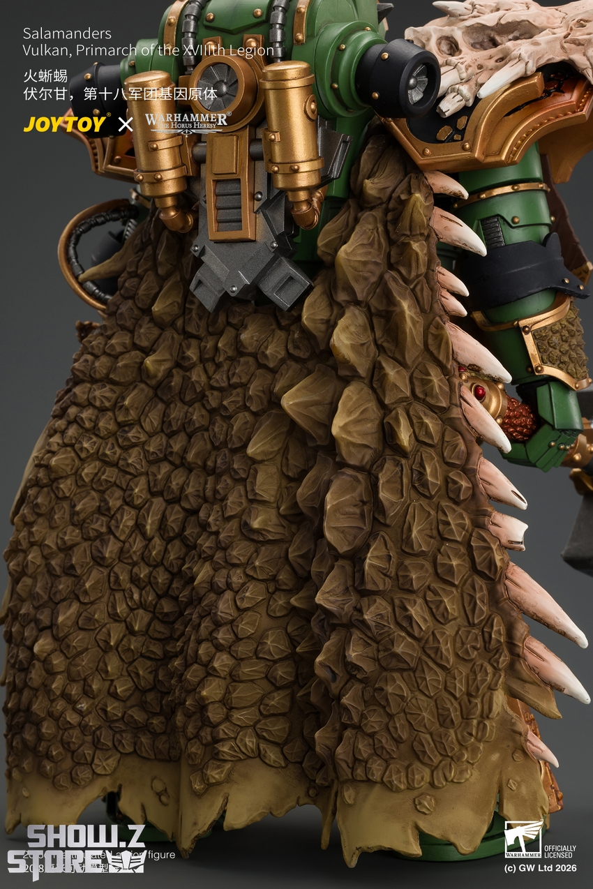 JoyToy JT05367 1/18 Warhammer The Horus Heresy Salamanders Vulkan Primarch of the XVlllth Legion - View 5 JoyToy JT05367 1/18 Warhammer The Horus Heresy Salamanders Vulkan Primarch of the XVlllth Legion - View 5