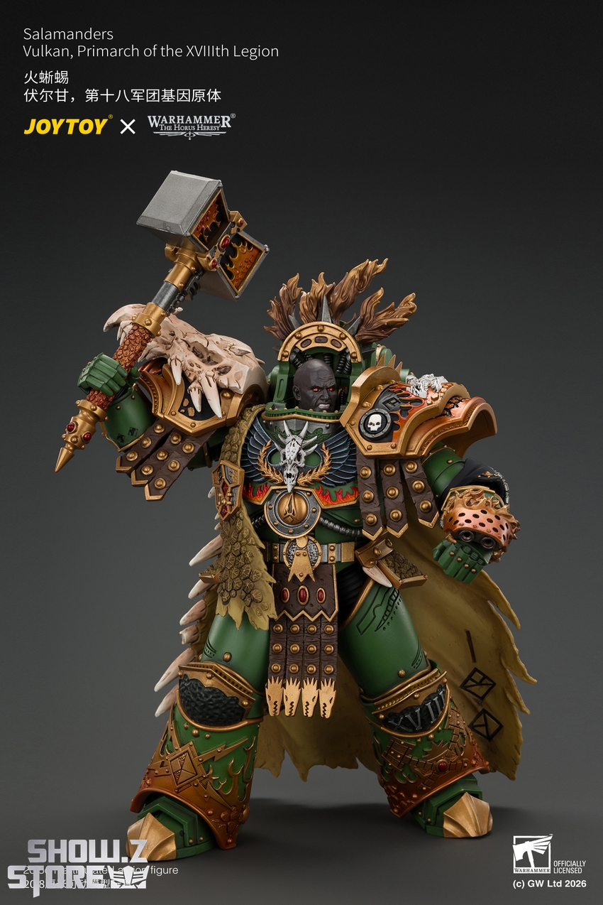 JoyToy JT05367 1/18 Warhammer The Horus Heresy Salamanders Vulkan Primarch of the XVlllth Legion - View 19 JoyToy JT05367 1/18 Warhammer The Horus Heresy Salamanders Vulkan Primarch of the XVlllth Legion - View 19