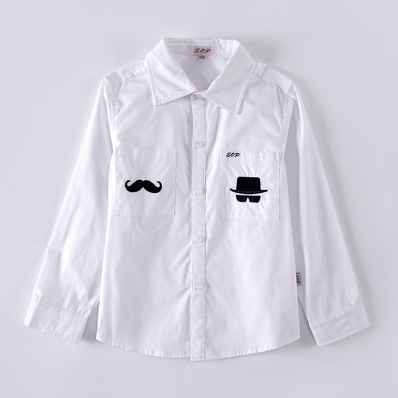 long sleeve boys blouse