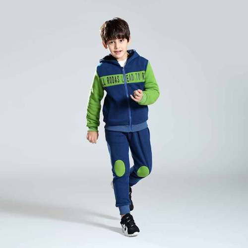 boys zipper cardigan sport suits