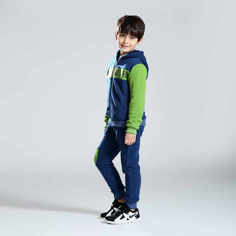 boys zipper cardigan sport suits