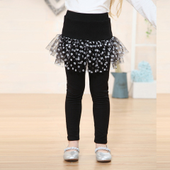 Winter kids wear trousers gym custom legging tutu skirt fitness leggings