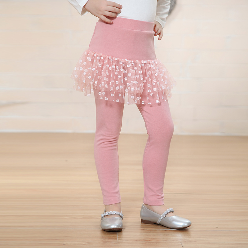 Winter kids wear trousers gym custom legging tutu skirt fitness leggings