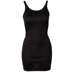 Black bodycon tank top dress made in china