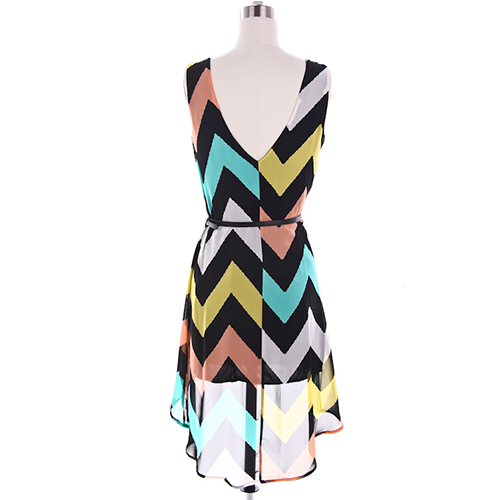 fashions of chevron dresses in chifon wholesale alibaba