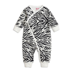 Wholesale new coming leopard cute kids romper