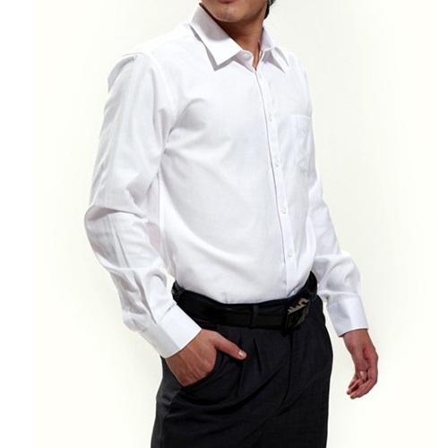 New design 100% cotton business white solid color mens polo dress shirt models with long sleeve