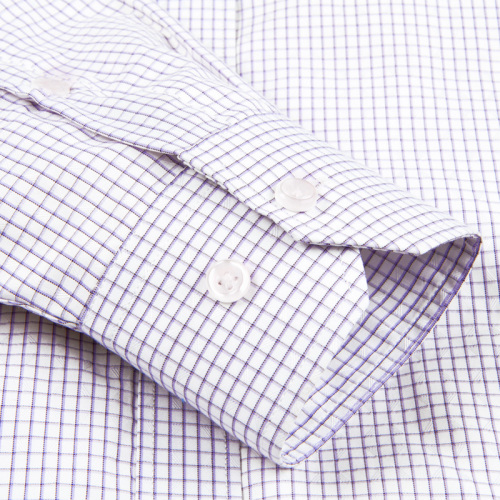 Customer brand wholesale mens dress shirts plaid OEM