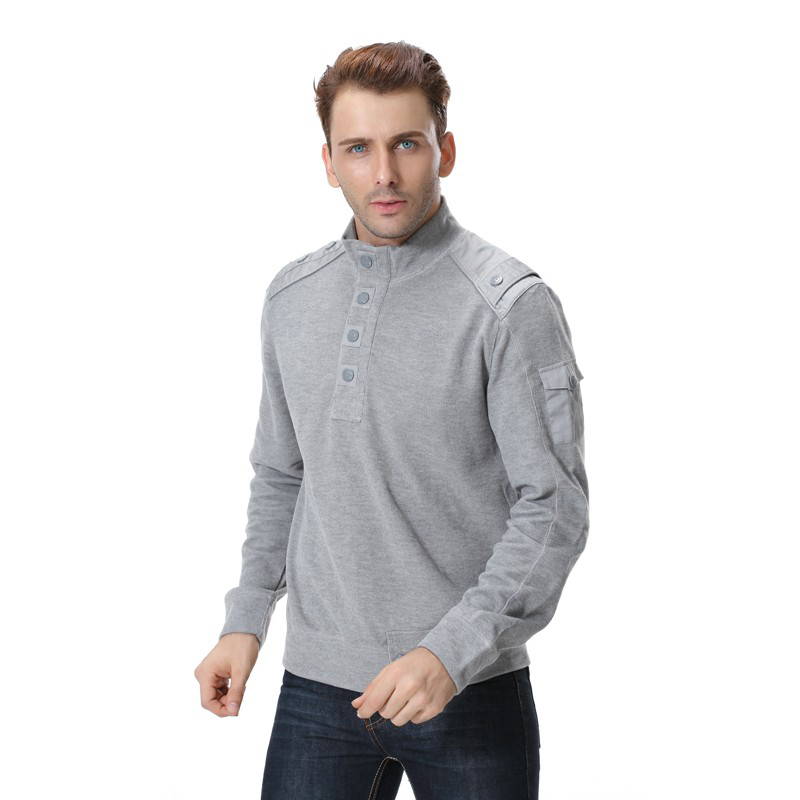Fashion autumn clothes custom long sleeve hoodies garment mens sweatshirt
