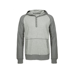 Patchwork color men clothing casual hoodies