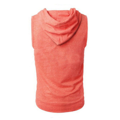 Summer Sport Wear For Men stylish Design Your Own Style Blank Plain Sleeveless Hoodie