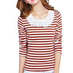 Fashion design trendy zebra stripes blouses for women