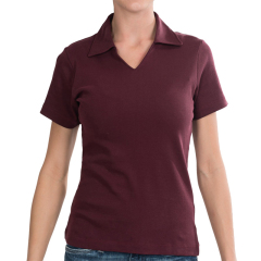 Hot sale new design fashion summer polo ladies t-shirt digital print