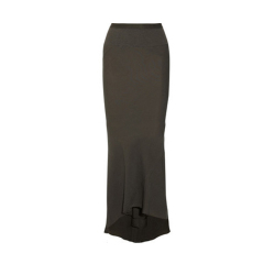 High quality women long cotton skirts plain maxi design high waist leggings floor length skirt