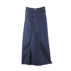 Hight waisted plus size denim maxi indian long skirts