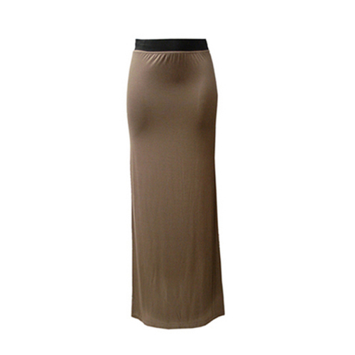 Top quality high waist ankle length women pencil skirt