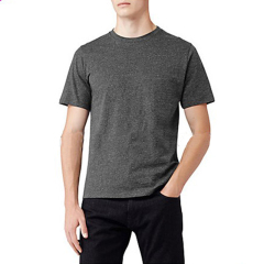 men's new style all-over fleck print t shirt with simple design