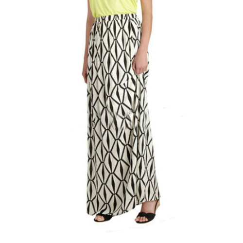 Cheap long black and white straight skirt latest design maxi skirt