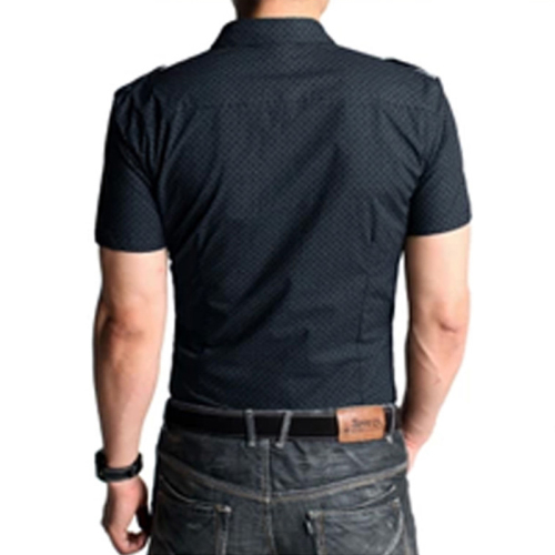Wholesale cotton slim fit polo long sleeve shirts latest shirt designs for men