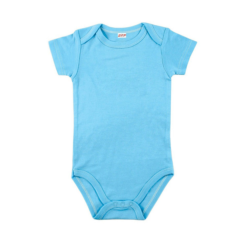 Wholesale Customized OEM Baby Product Clothes Infant Plain bamboo onesie