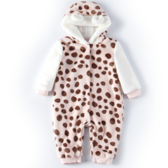 High Quality Infant Cloth Polka Dot Romper Baby Clothes For Winter