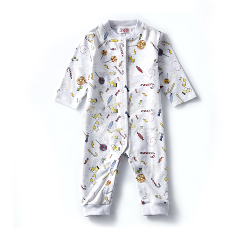 Import Toddler Jumpsuit Long Sleeve Printing Romper Baby Clothes