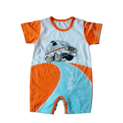 Customized newborn baby clothing bodysuits printed cotton baby boys romper outfits