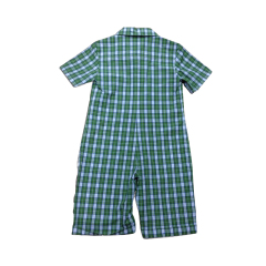 Flannel shirt toddlers clothing summer boys jumpsuits rompers cotton baby bodysuits