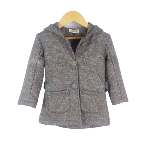 Fashion lovely jackets thick bow wool outwear girls coats winter kids