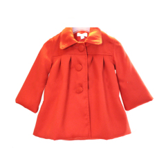 Winter child coat tukish long wool china manufacture clothing