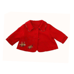 100% polyester girl winter jacket kids girls wool coats clothing