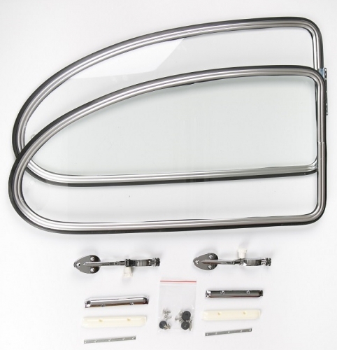 Late Beetle Rear Popout windows Complete Kits 65-78 113898400B