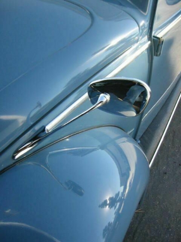 Beetle Exterior Swan Neck Mirrors  Bug Type 1 1946-1967 Albert Oval Gooseneck